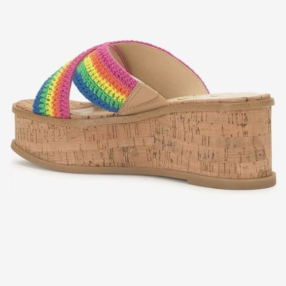 BRAND NEW JESSICA SIMPSON ELIZA CROCHET PLATFORM SANDAL S2 - Picture 16 of 16